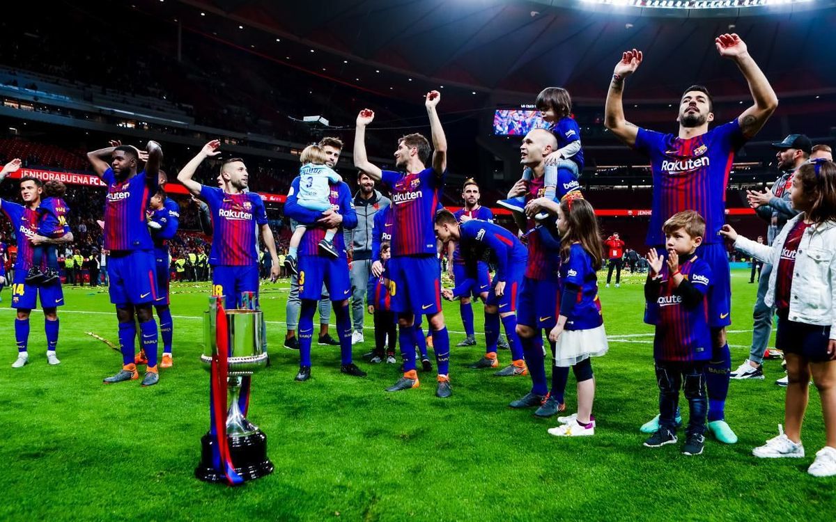 Vidéo - La célébration du titre en Coupe du Roi