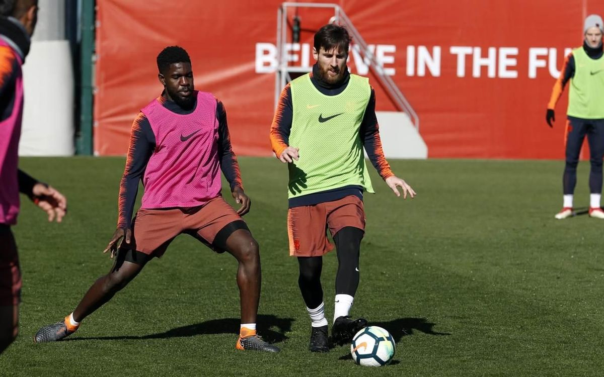 Vidéo - Un 'toro' interminable pour Messi et Umtiti